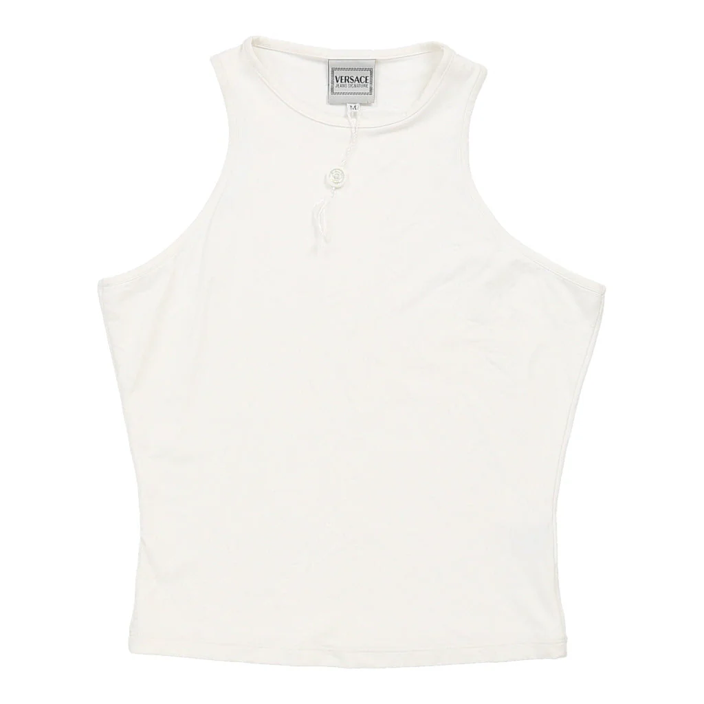 Versace Top - Medium White Cotton