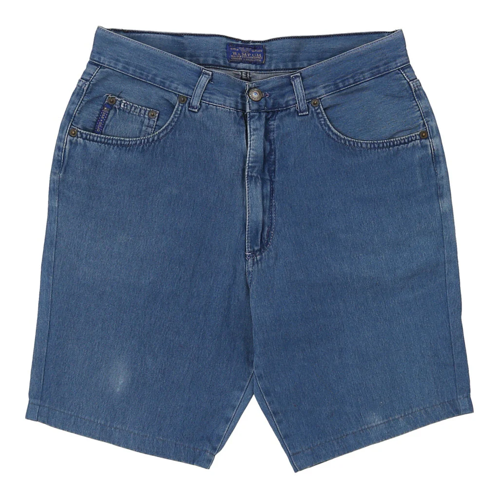Wampum Denim Shorts - 31W 10L Blue Cotton - Image 2