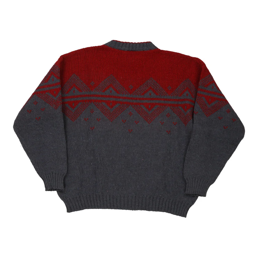 Wrangler Jumper - XL Grey Wool - Image 2