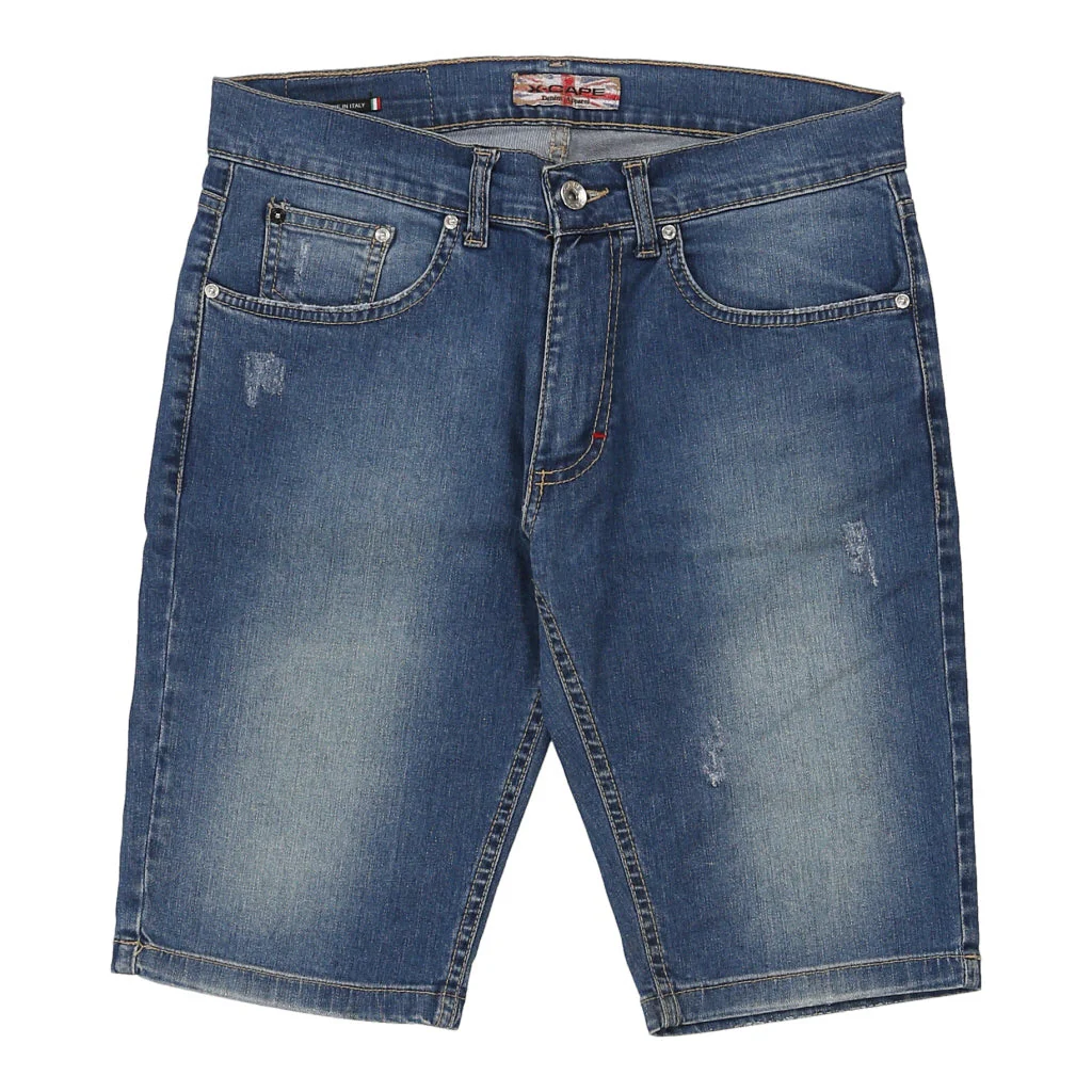 X-Cape Denim Shorts - 32W 12L Blue Cotton - Image 2