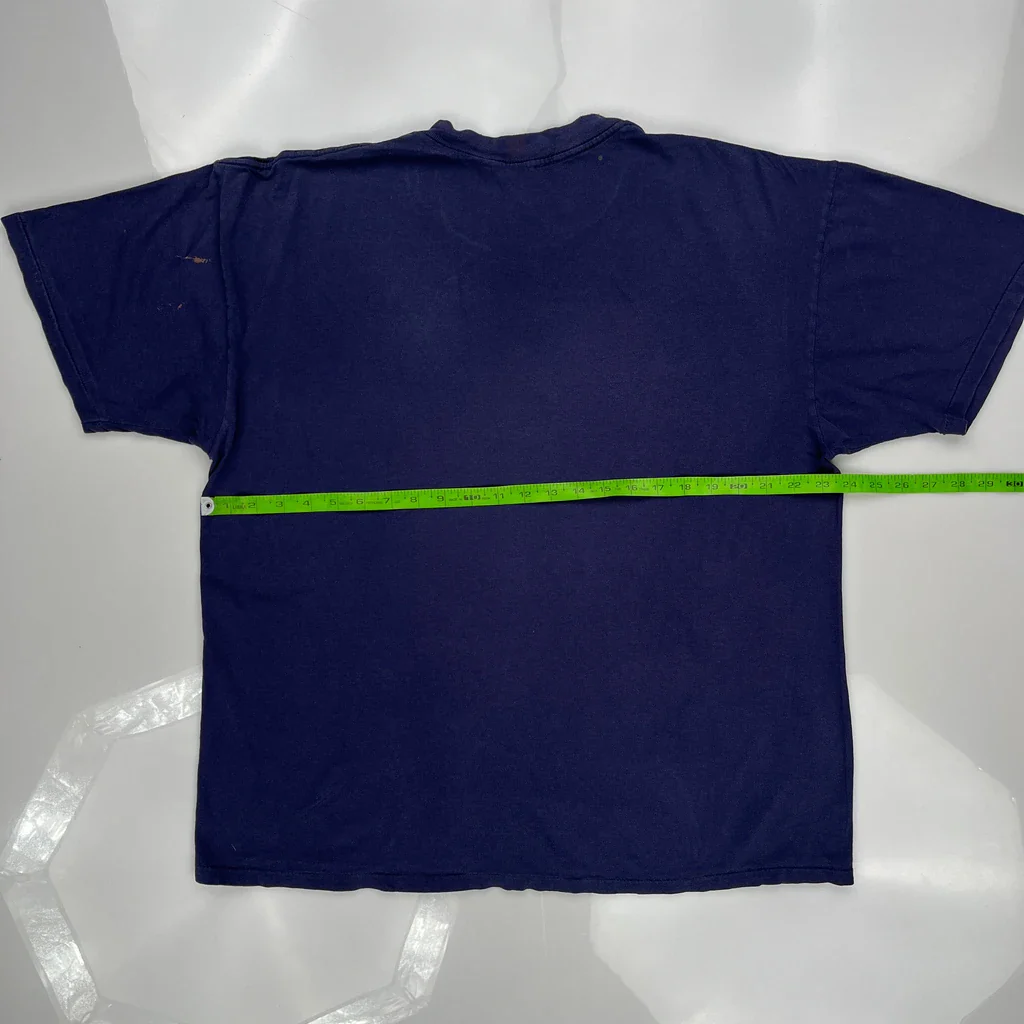 Vision Ease Featherwates Unbranded Graphic T-Shirt - XL Blue Cotton - Image 3
