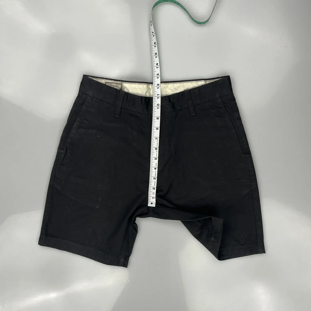 Volcom Chino Shorts - 30W 9L Black Cotton - Image 4