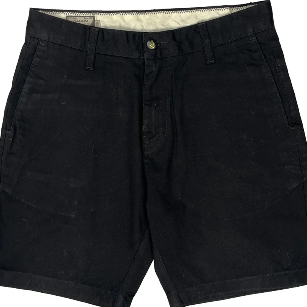 Volcom Chino Shorts - 30W 9L Black Cotton - Image 9
