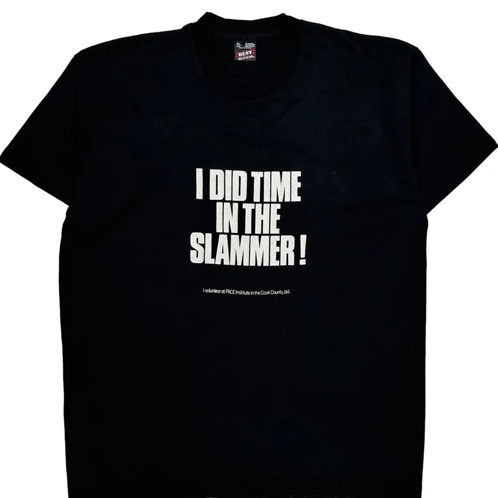 Volunteer At J.A.I.L. Institute In The Cook County Jail Fruit Of The Loom Single Stitch T-Shirt - XL Black Cotton Blend - Image 5