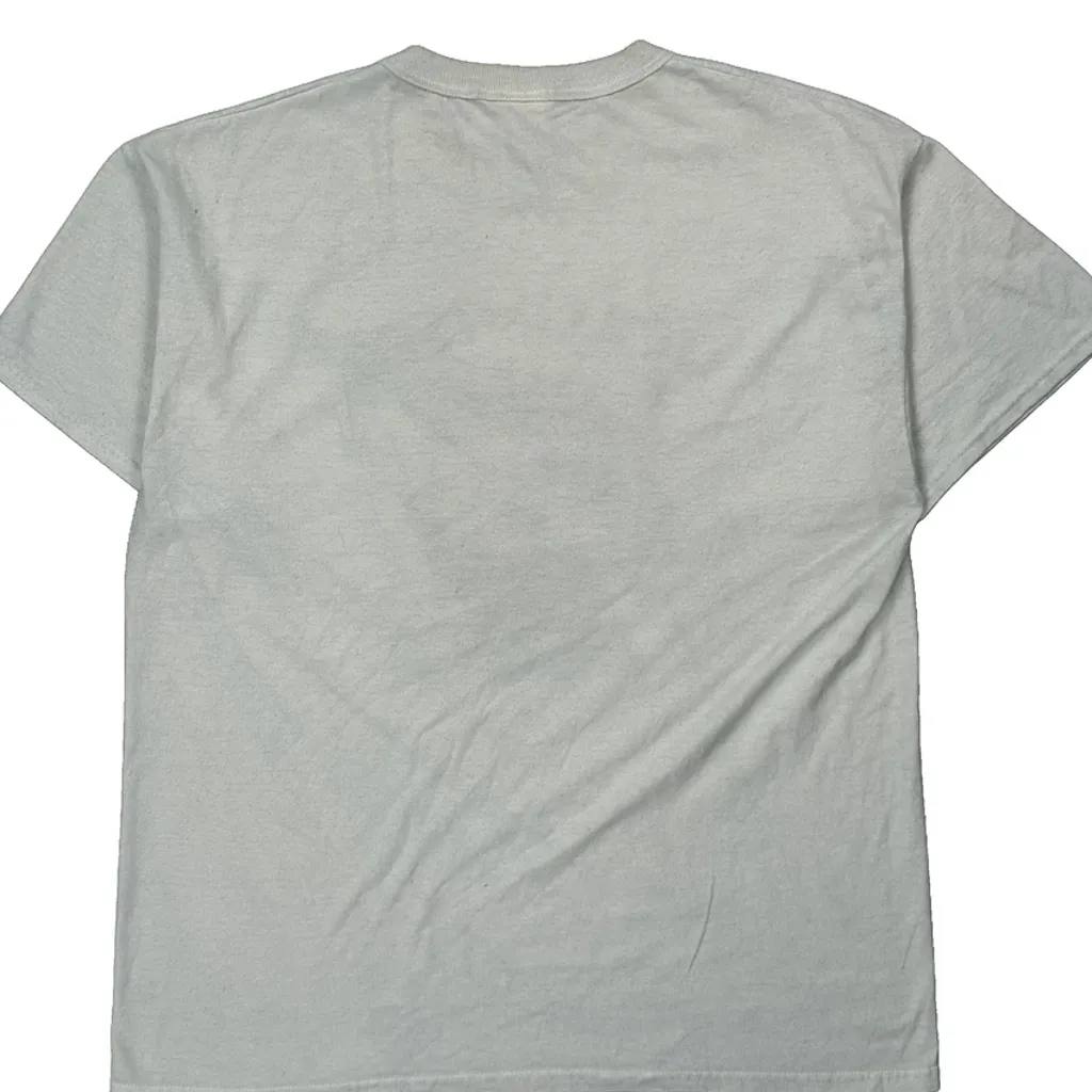 Volunteer Russell Athletic Graphic T-Shirt - Medium White Cotton Blend - Image 7