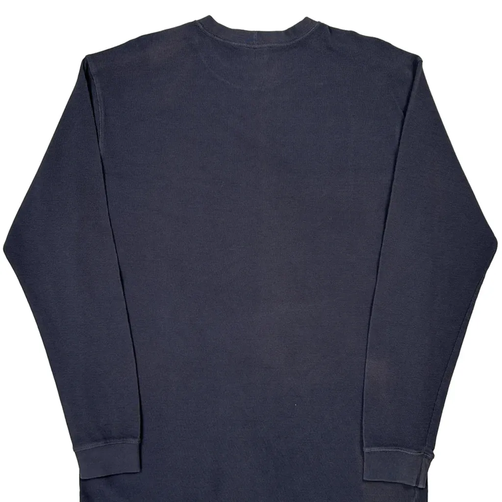 Waffle Knit Carhartt Long Sleeve T-Shirt - Large Grey Cotton - Image 7