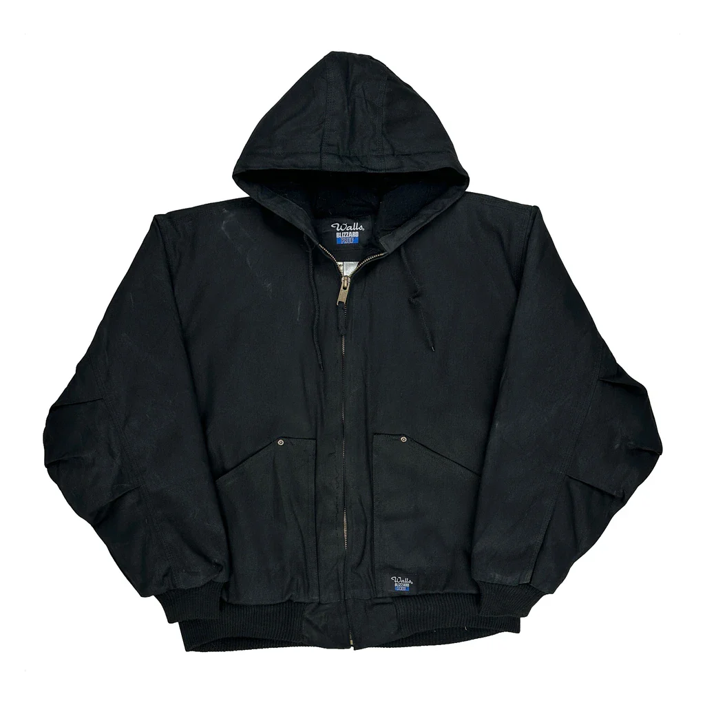 Walls Workwear Jacket - Large Black Cotton