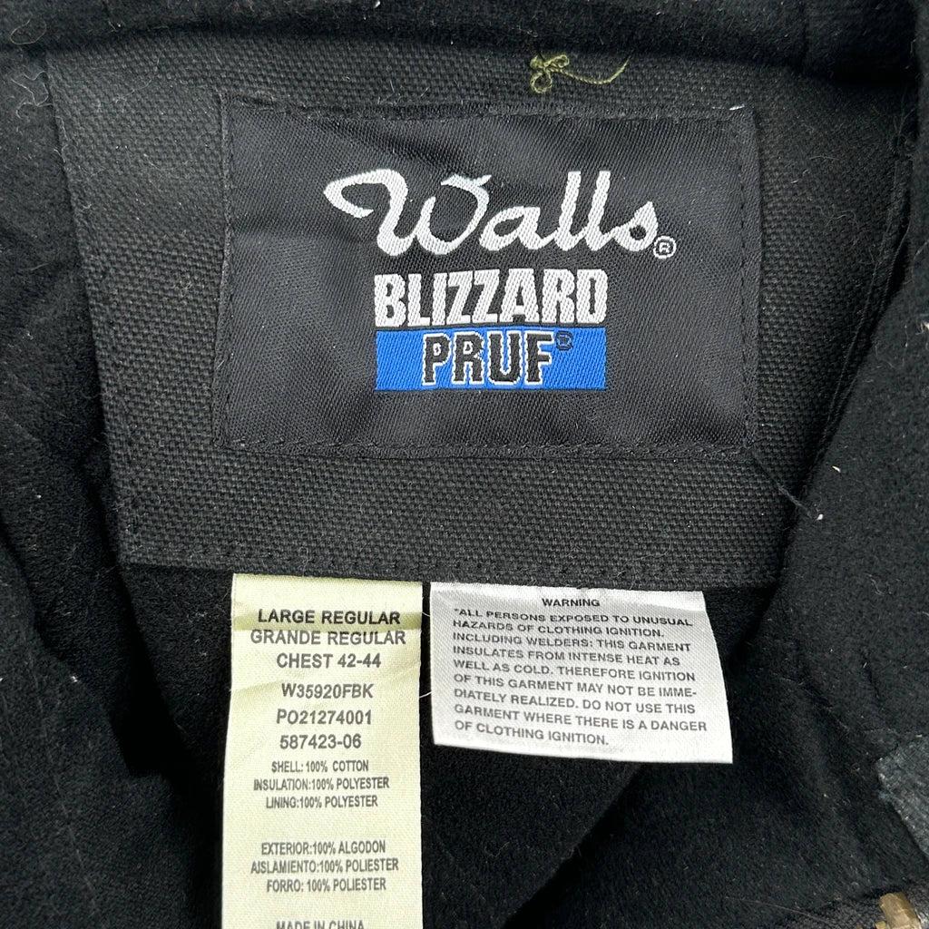 Walls Workwear Jacket - Large Black Cotton - Image 3