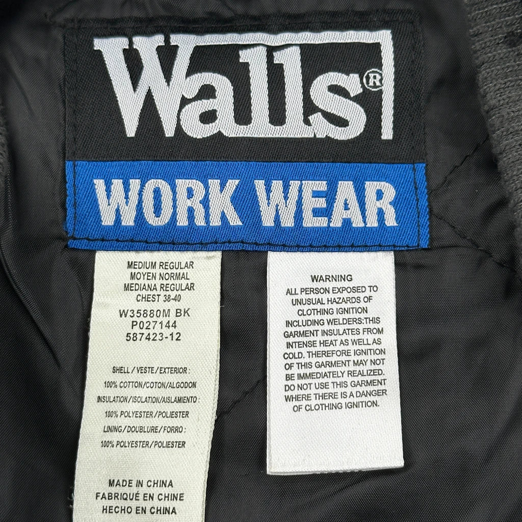 Walls Workwear Jacket - Medium Black Cotton - Image 3