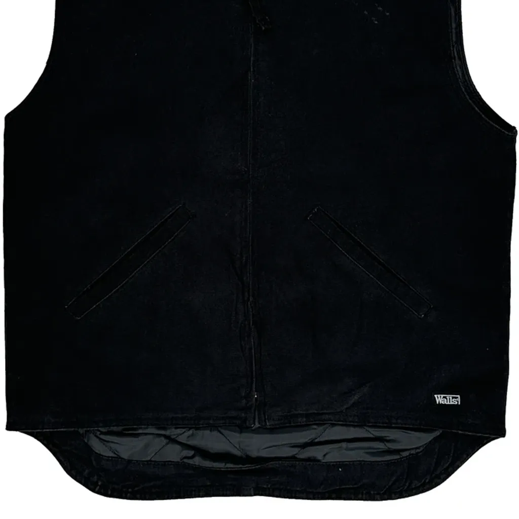Walls Workwear Jacket - Medium Black Cotton - Image 4