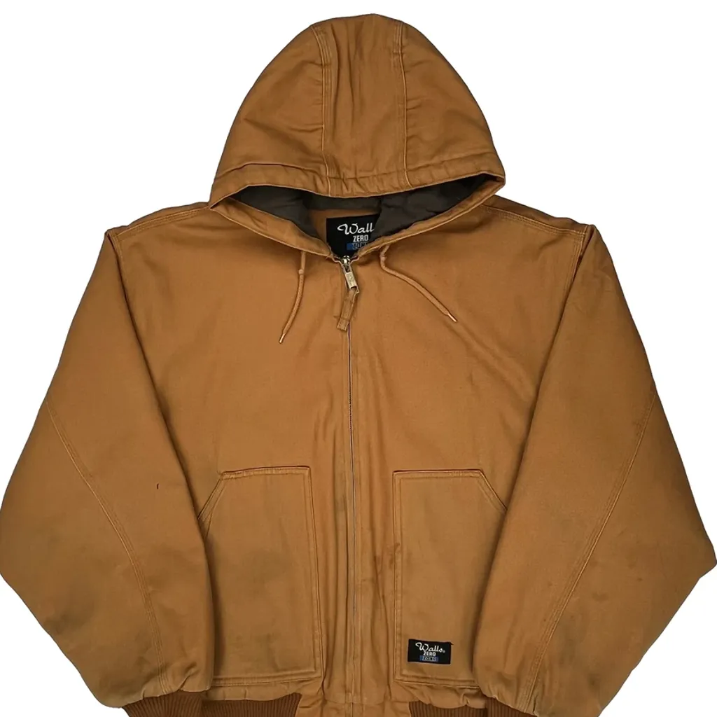 Walls Workwear Jacket - Large Brown Cotton - Image 4