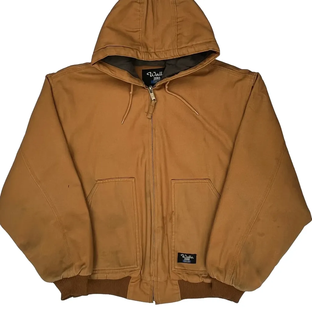 Walls Workwear Jacket - Large Brown Cotton - Image 5
