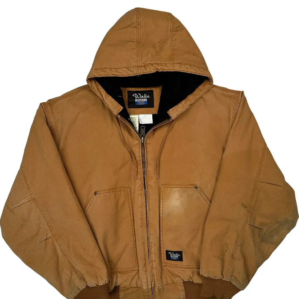 Walls Workwear Jacket - Large Brown Cotton - Image 5