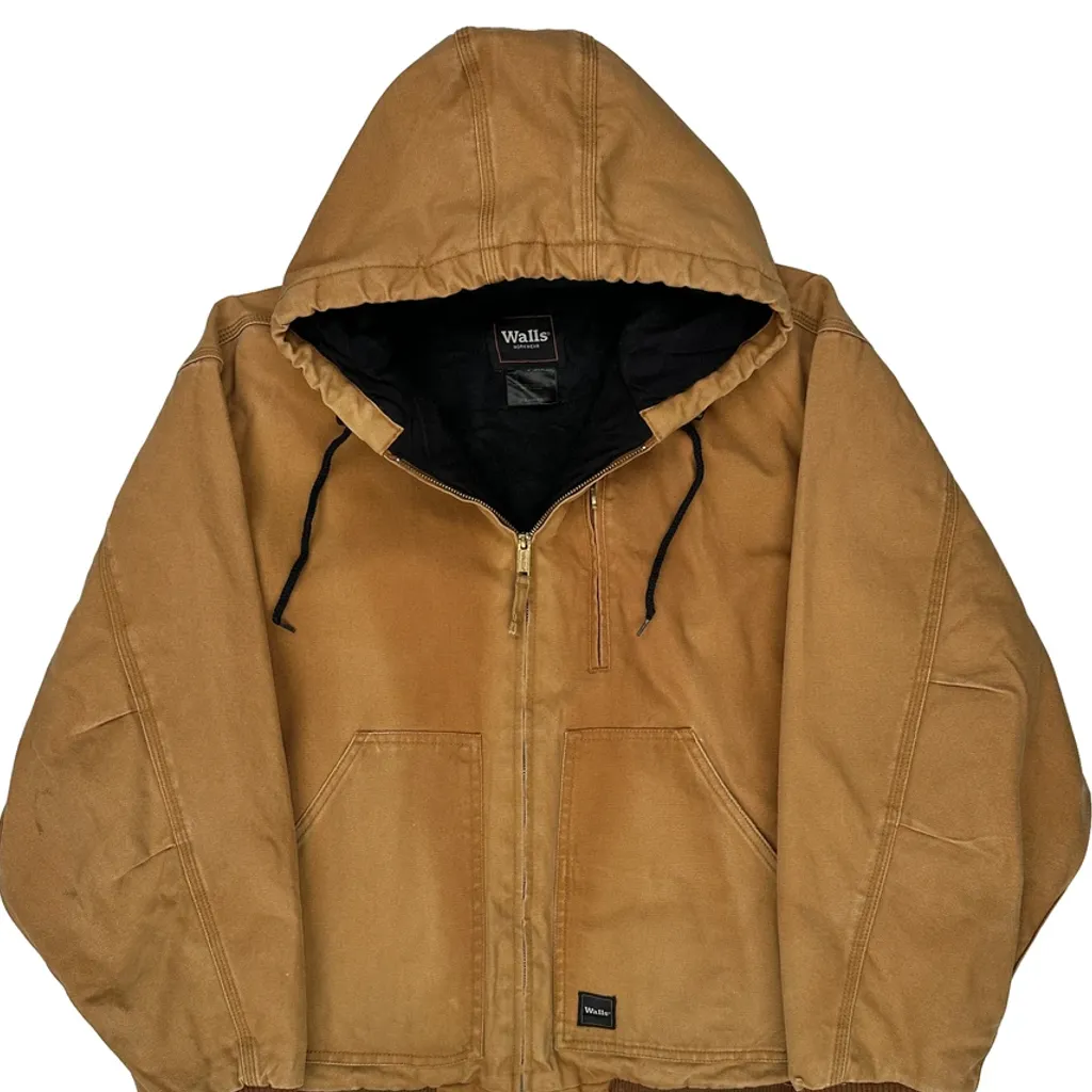 Walls Jacket - XL Brown Cotton - Image 4