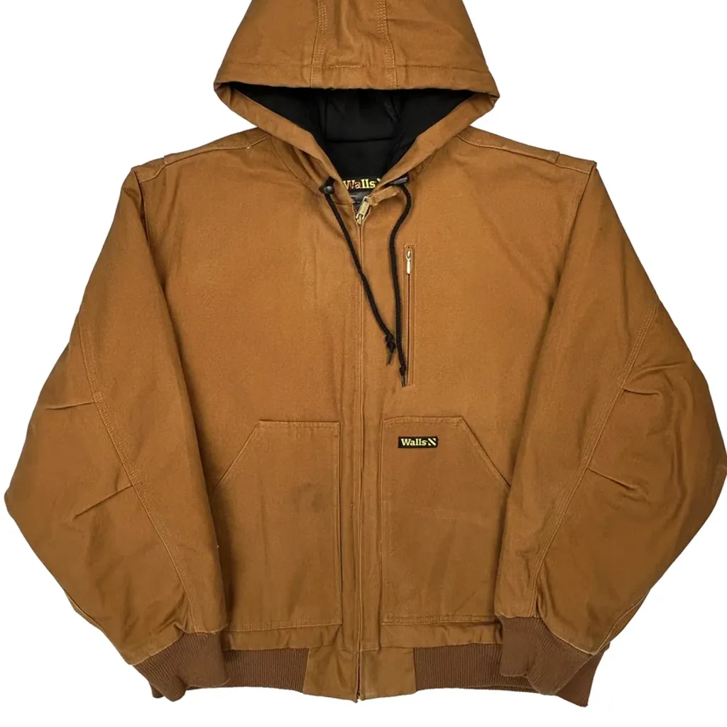 Walls Workwear Jacket - XL Brown Cotton - Image 4