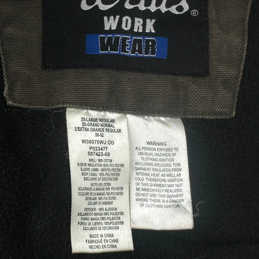 Walls Jacket - 2XL Brown Cotton - Image 3