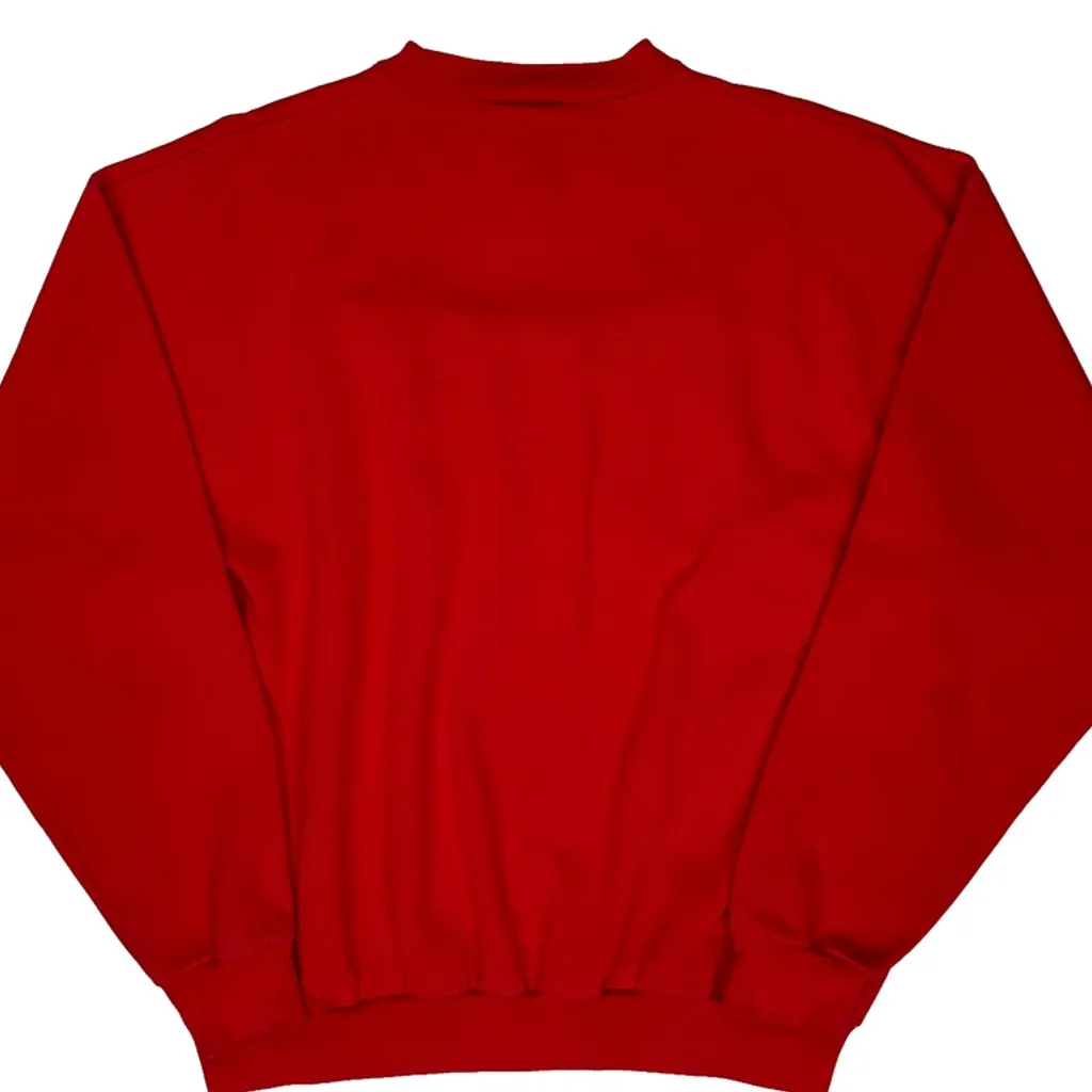 Walt Disney World 25Th Anniversary Mickey Inc Graphic Sweatshirt - Large Red Cotton - Image 7