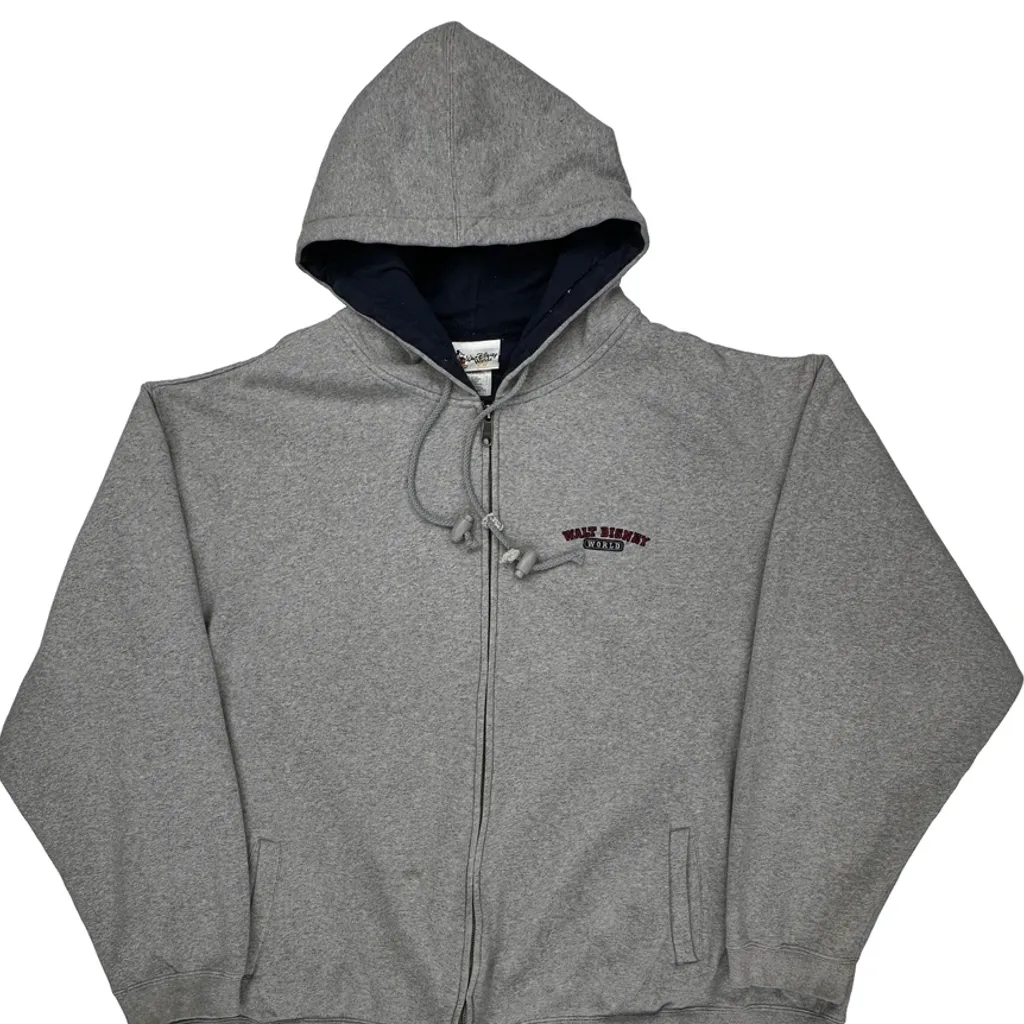 Walt Disney World Disney Graphic Hoodie - XL Gray Cotton Blend - Image 4