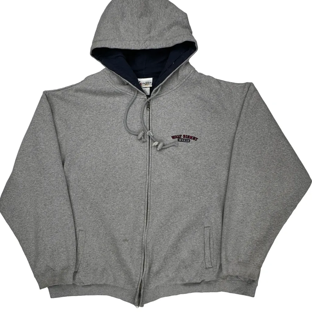 Walt Disney World Disney Graphic Hoodie - XL Gray Cotton Blend - Image 5