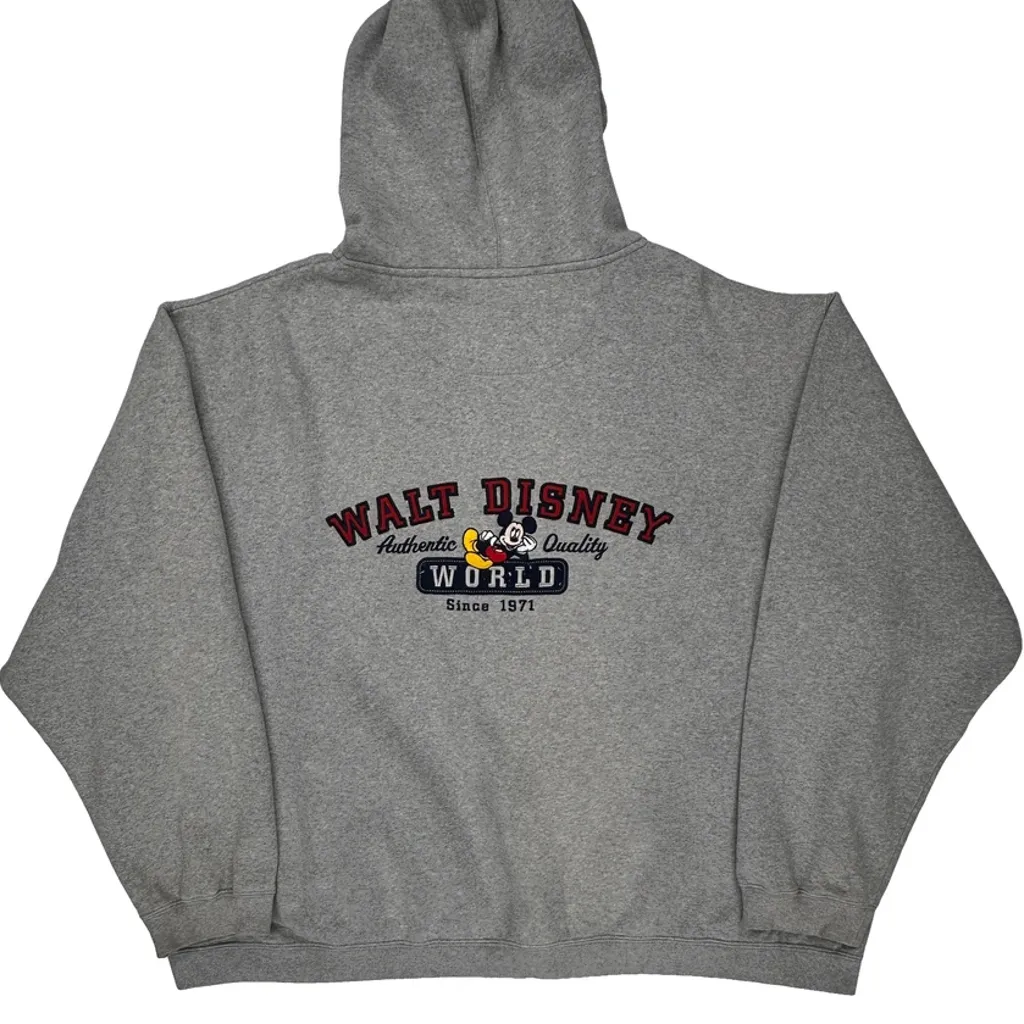 Walt Disney World Disney Graphic Hoodie - XL Gray Cotton Blend - Image 7