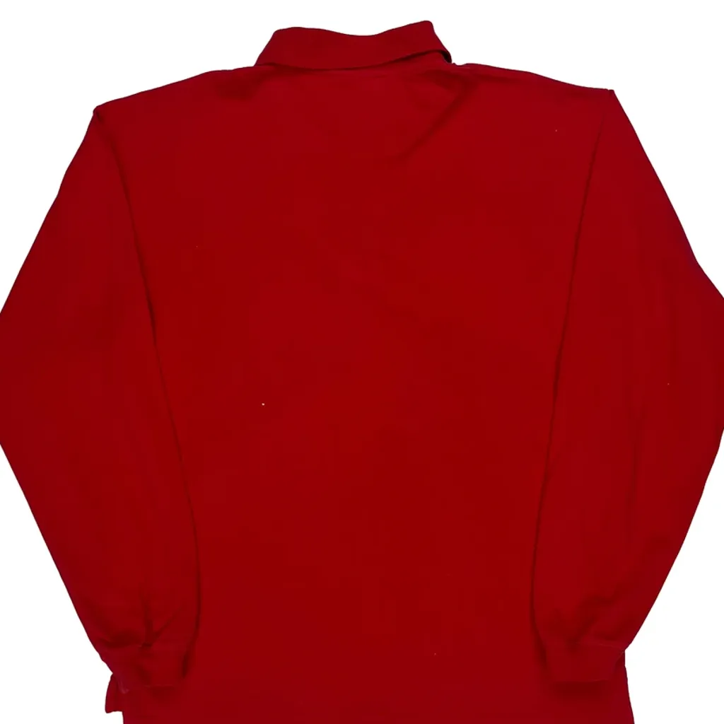 Walt Disney World Disney Graphic Polo Shirt - Small Red Cotton - Image 6