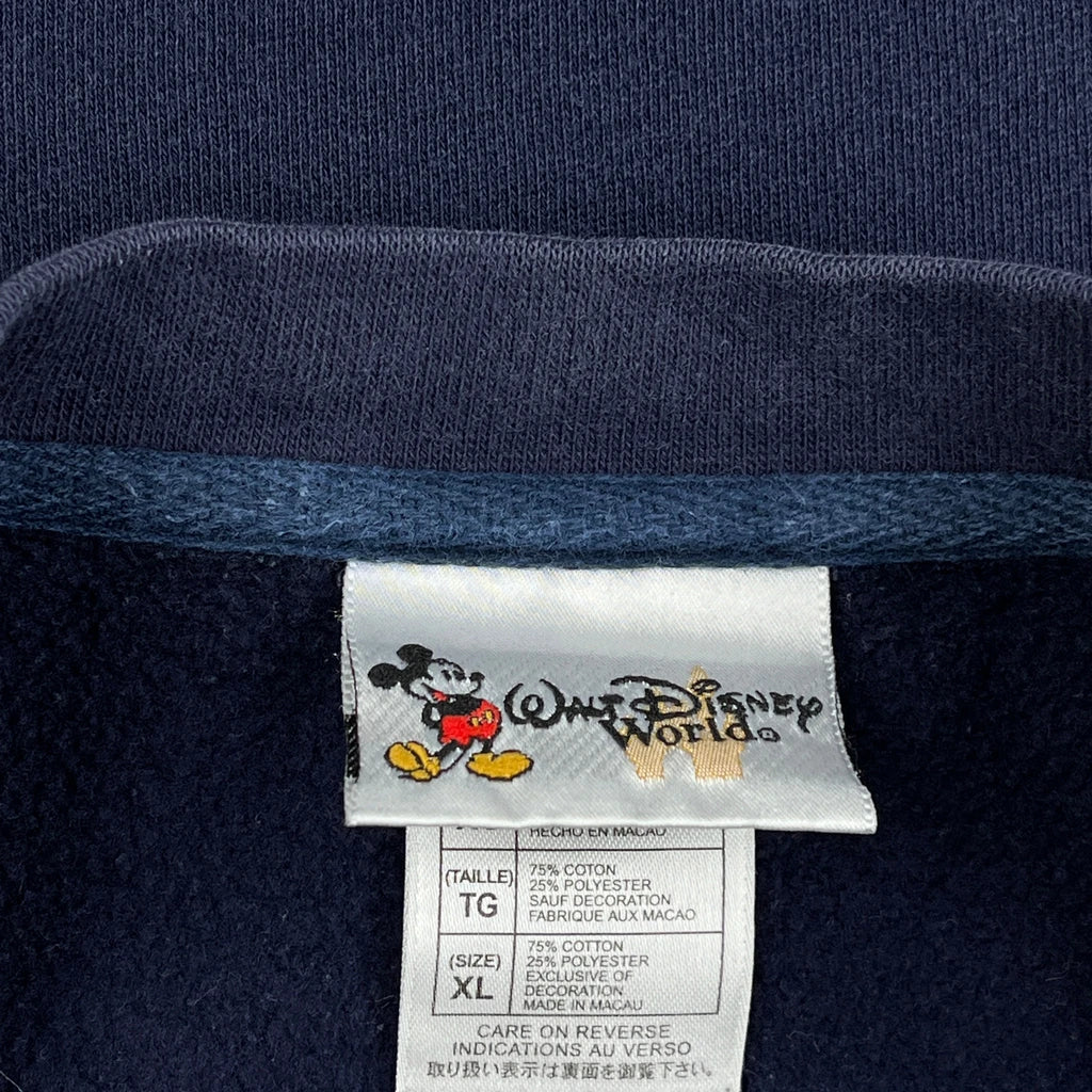 Walt Disney World Disney Sweatshirt - XL Navy Cotton Blend - Image 3