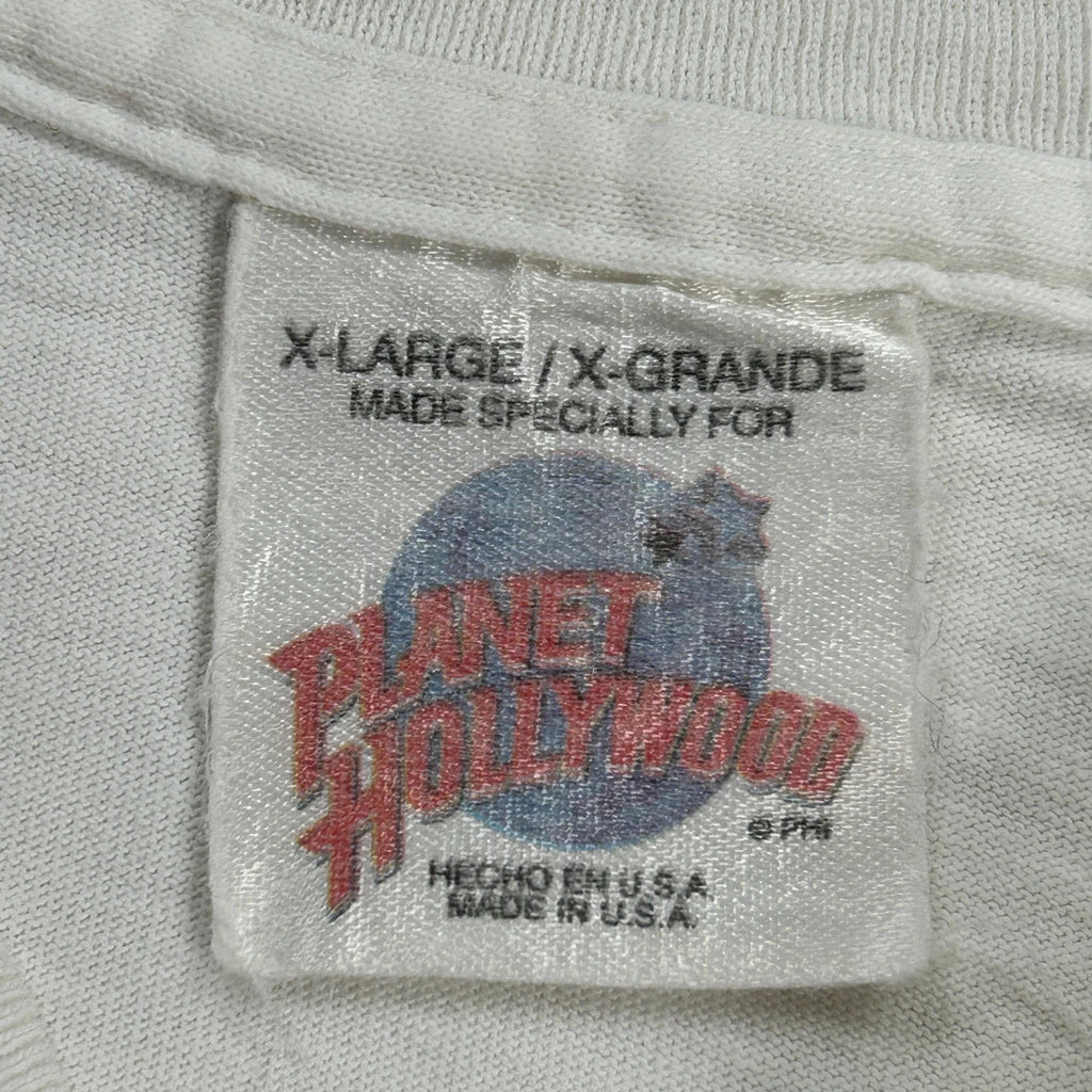 Washington, D.C. Planet Hollywood Graphic T-Shirt - XL White Cotton - Image 3