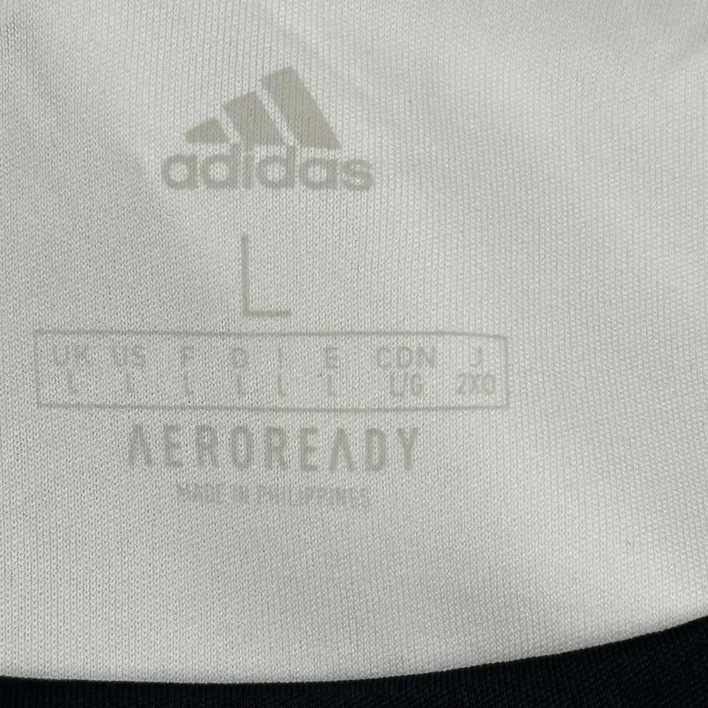 Wave Adidas Football Jersey - Large Black Polyester - Image 3