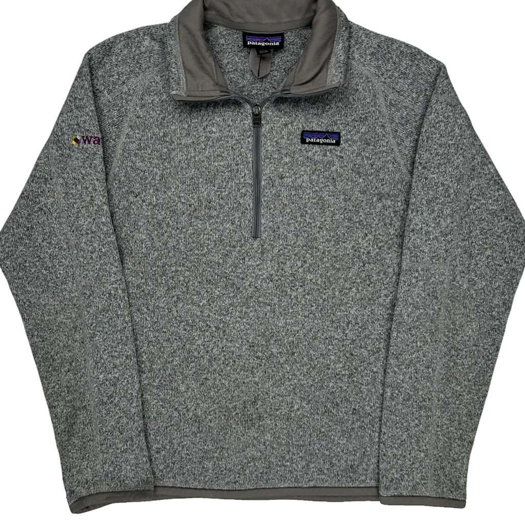Wayfair Logo On Sleeve Patagonia Fleece - Small Gray Polyester - Image 5