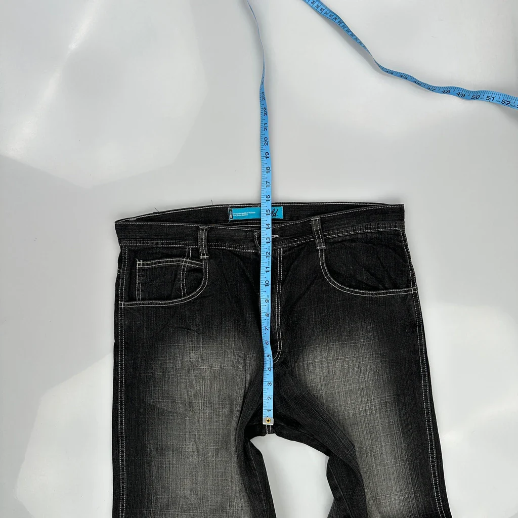 Wckd Baggy Jeans - 38W 30L Grey Cotton - Image 4