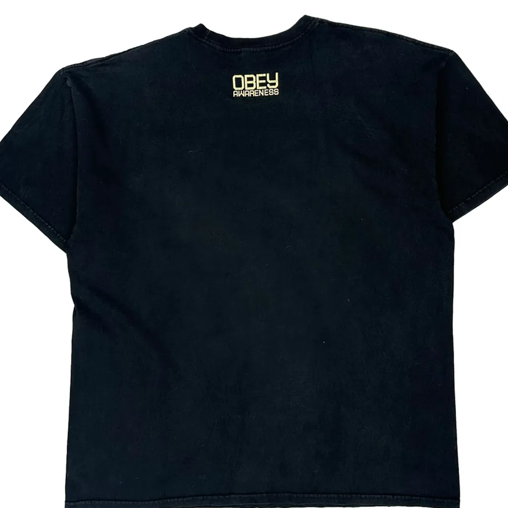 We The People Obey Graphic T-Shirt - XL Black Cotton - Image 7