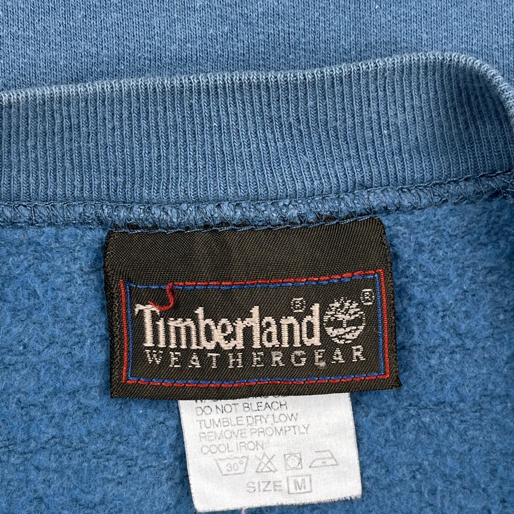 Weathergear Timberland Spellout Sweatshirt - Medium Blue Cotton - Image 3