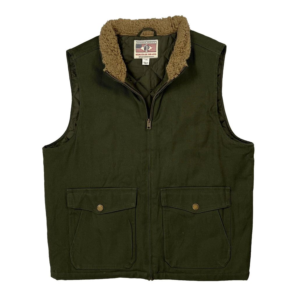 Weatherproof Workwear Gilet - Large Green Cotton