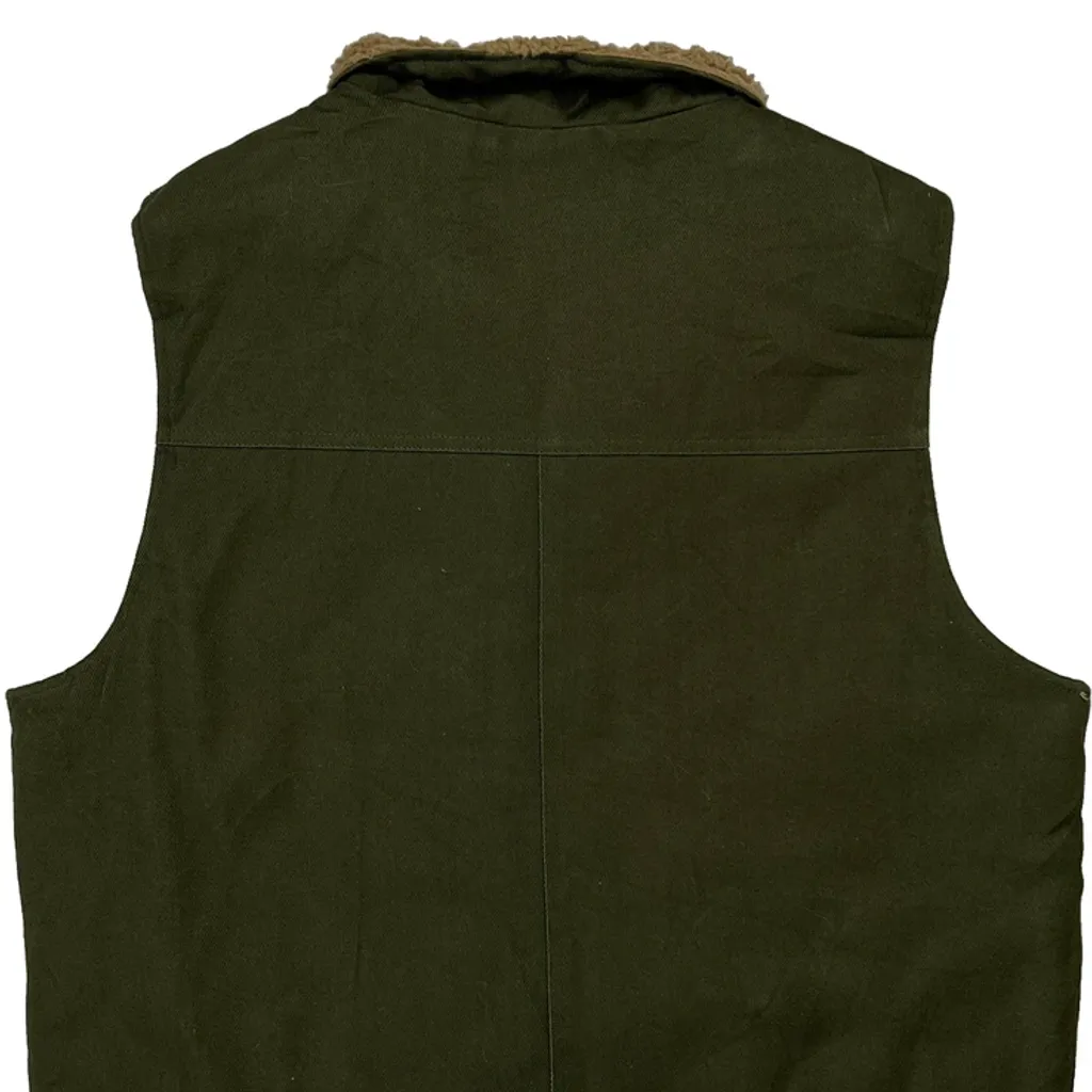 Weatherproof Workwear Gilet - Large Green Cotton - Image 6