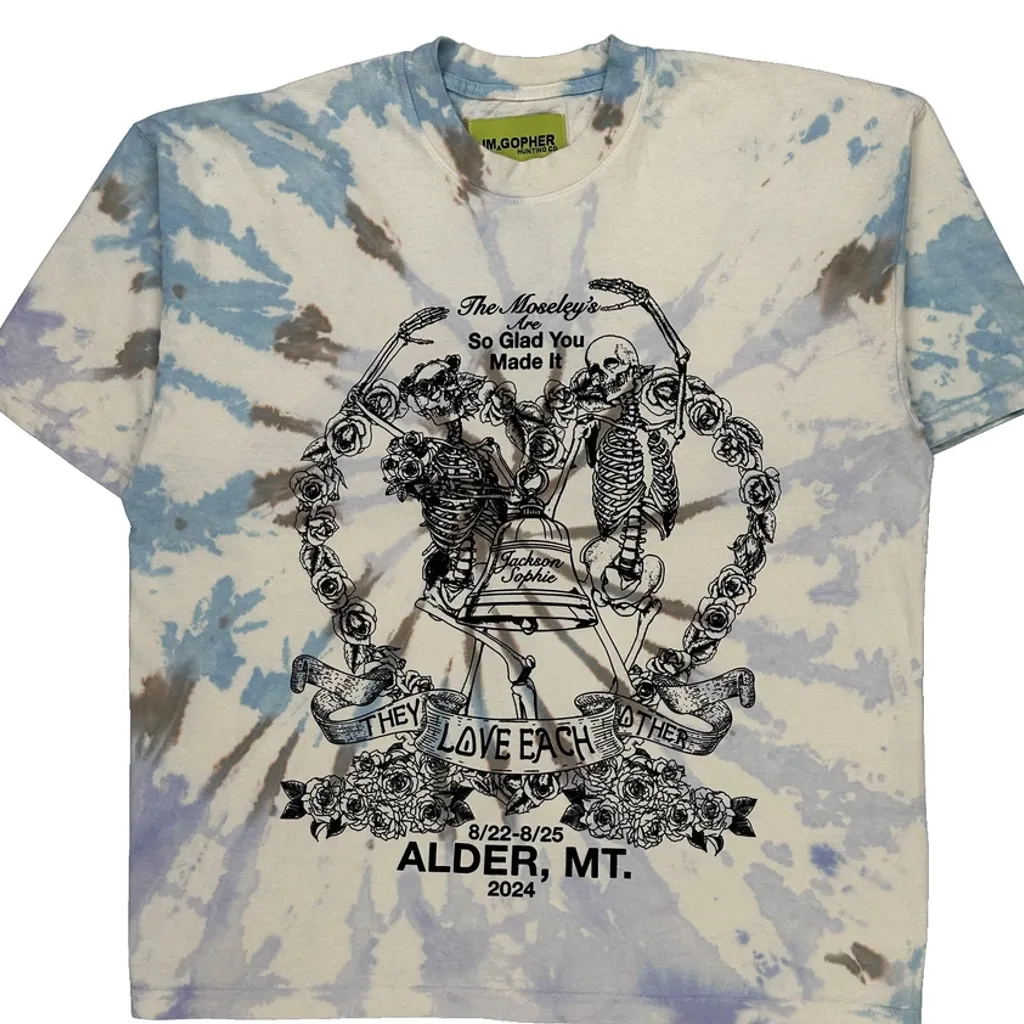 Wedding Event Unbranded Tie-Dye T-Shirt - 2XL Multicoloured Cotton - Image 5