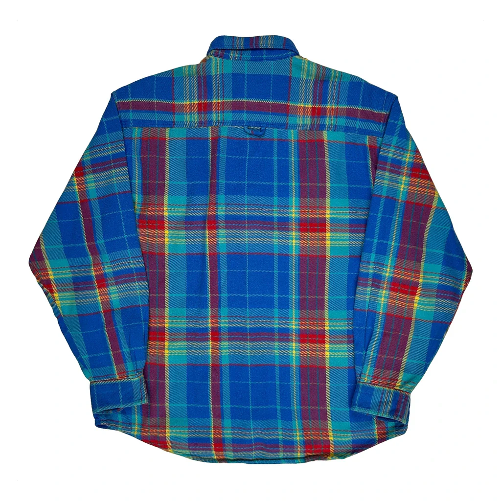Wenaas Checked Flannel Shirt - XL Blue Cotton - Image 2