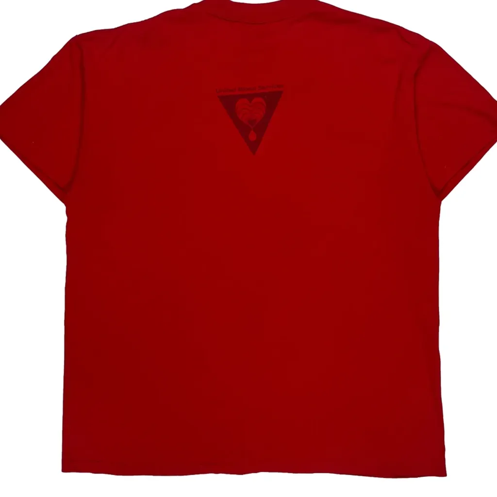 We'Re Out For Blood Oneita T-Shirt - XL Red Cotton Blend - Image 6