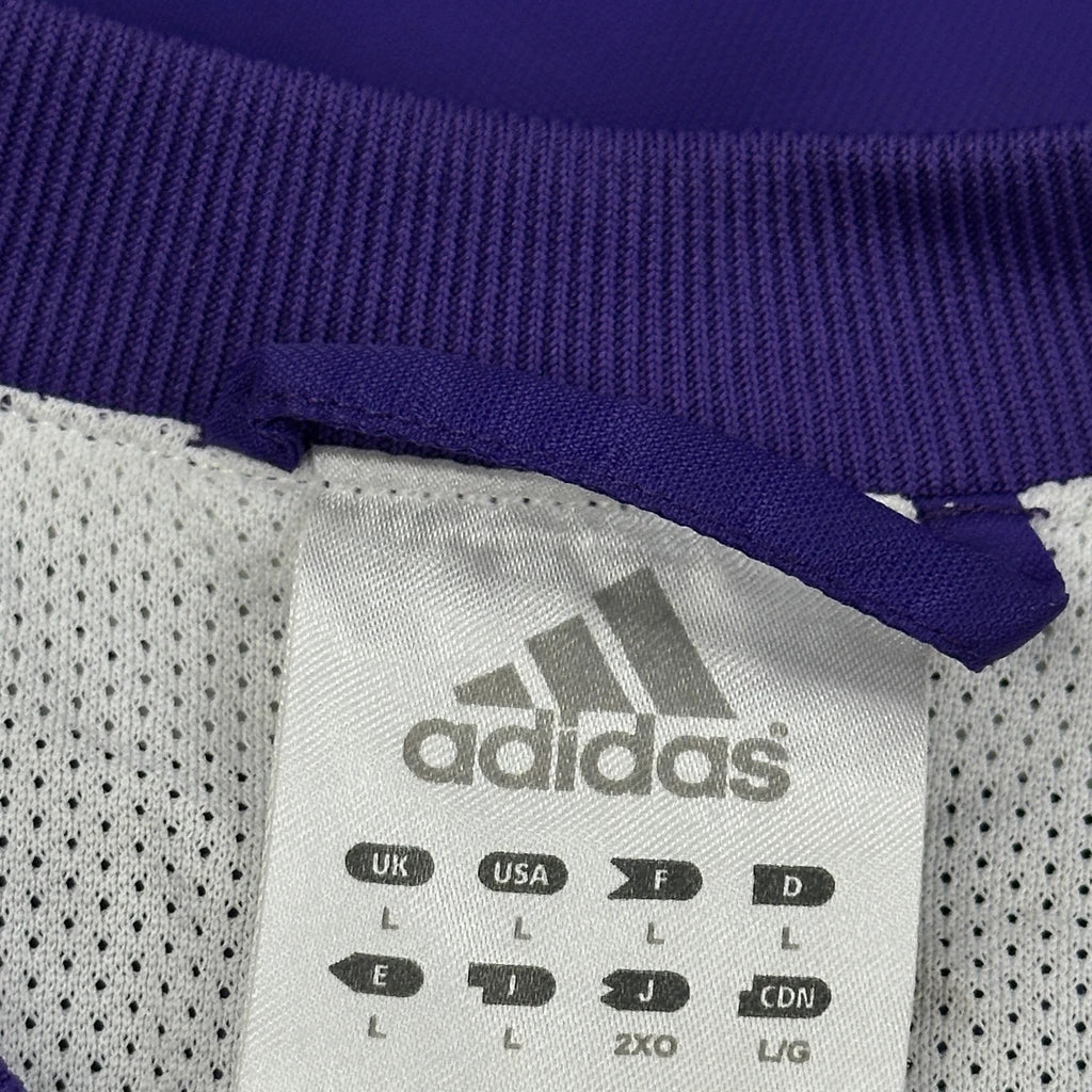Westchester University Adidas College Windbreaker - Large Purple Polyester - Image 3
