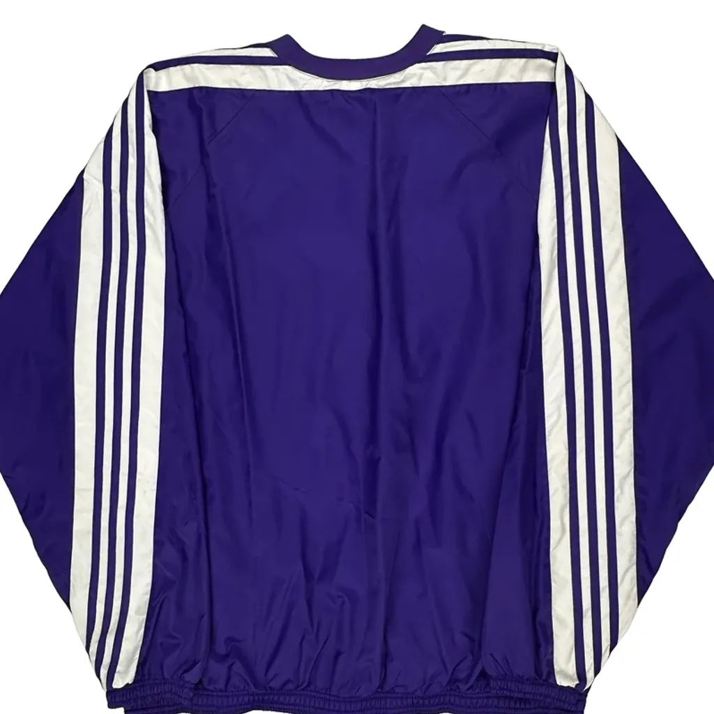 Westchester University Adidas College Windbreaker - Large Purple Polyester - Image 7