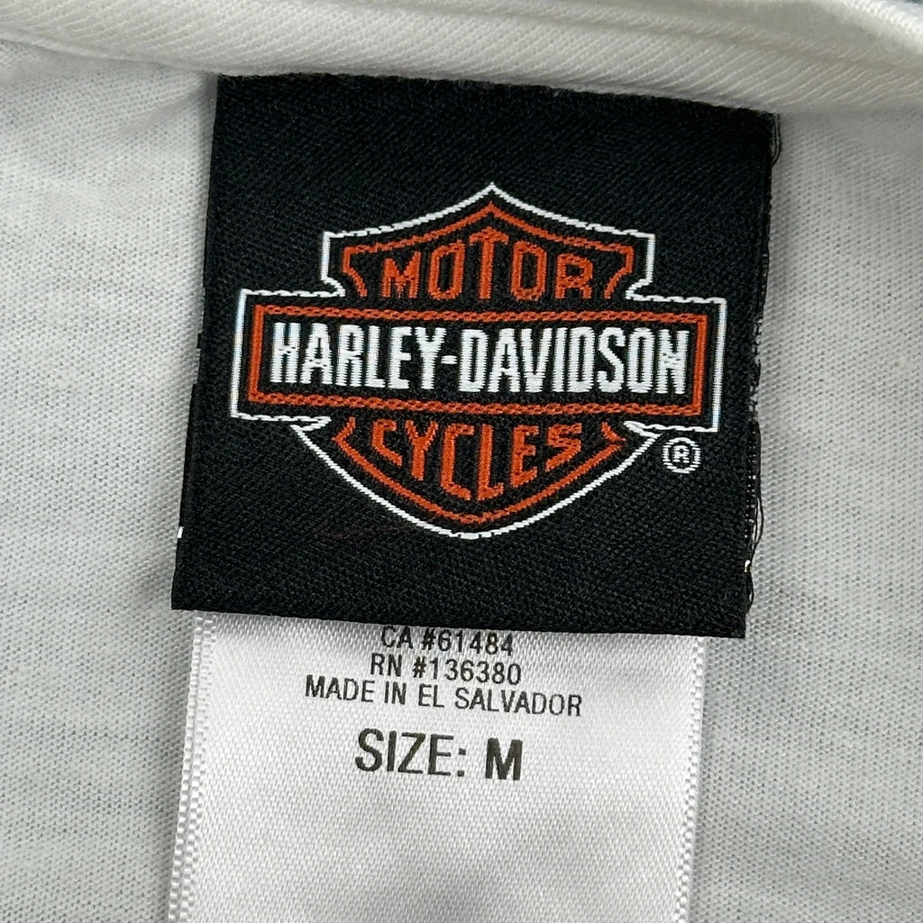 Western Reserve Harley Davidson T-Shirt - Medium Grey Cotton - Image 3