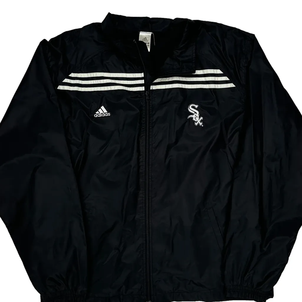 White Sox Adidas Windbreaker - XL Black Polyester - Image 5
