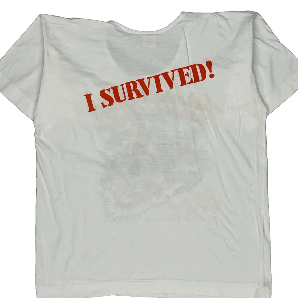 White Water Rafting Unbranded Graphic T-Shirt - XL White Cotton - Image 6