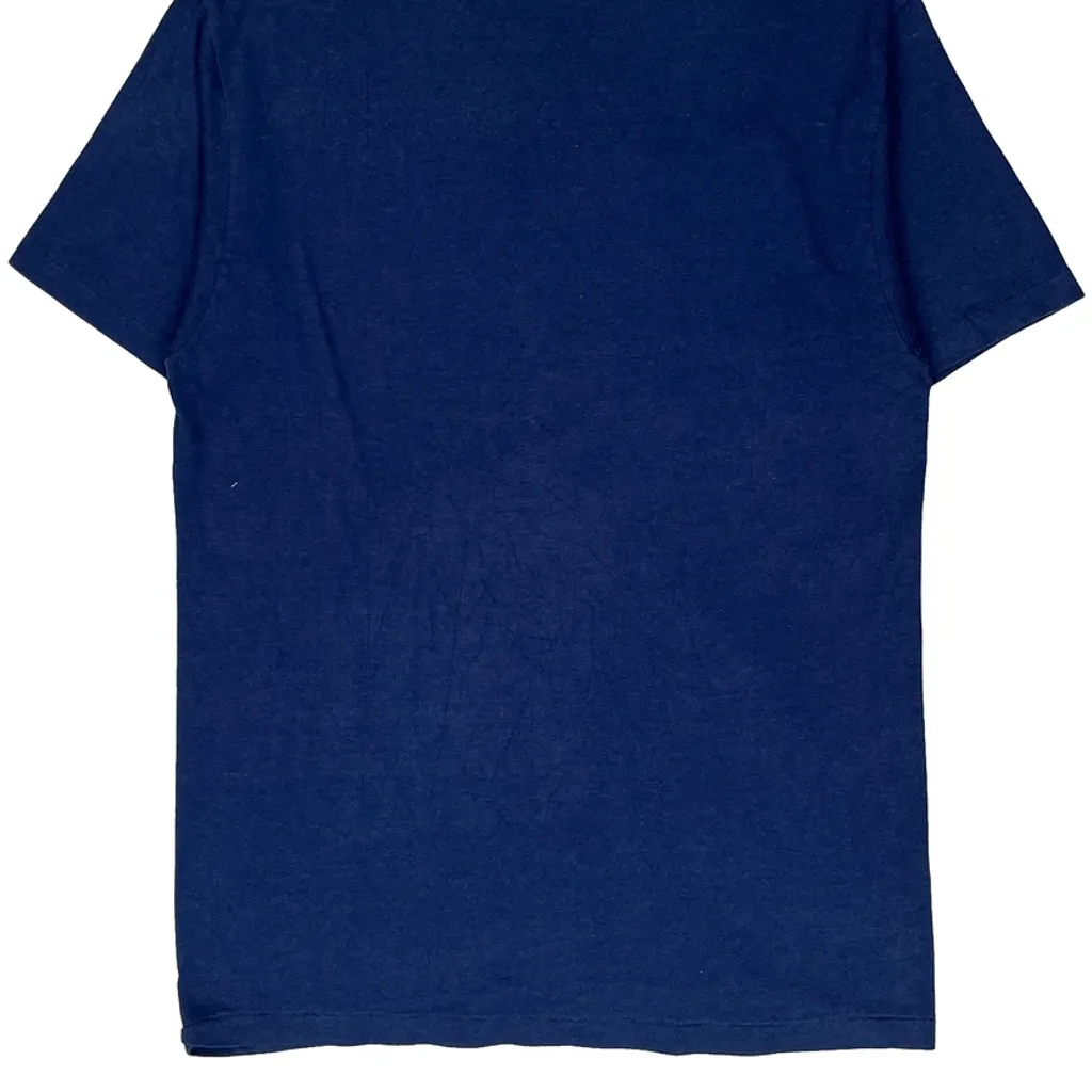 Whpd Hanes Single Stitch T-Shirt - Large Blue Cotton Blend - Image 8