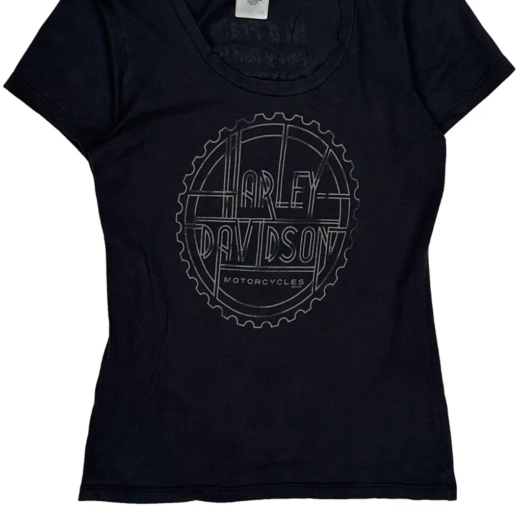 Wild Prairie Harley-Davidson Harley Davidson Graphic T-Shirt - Medium Black Cotton - Image 5