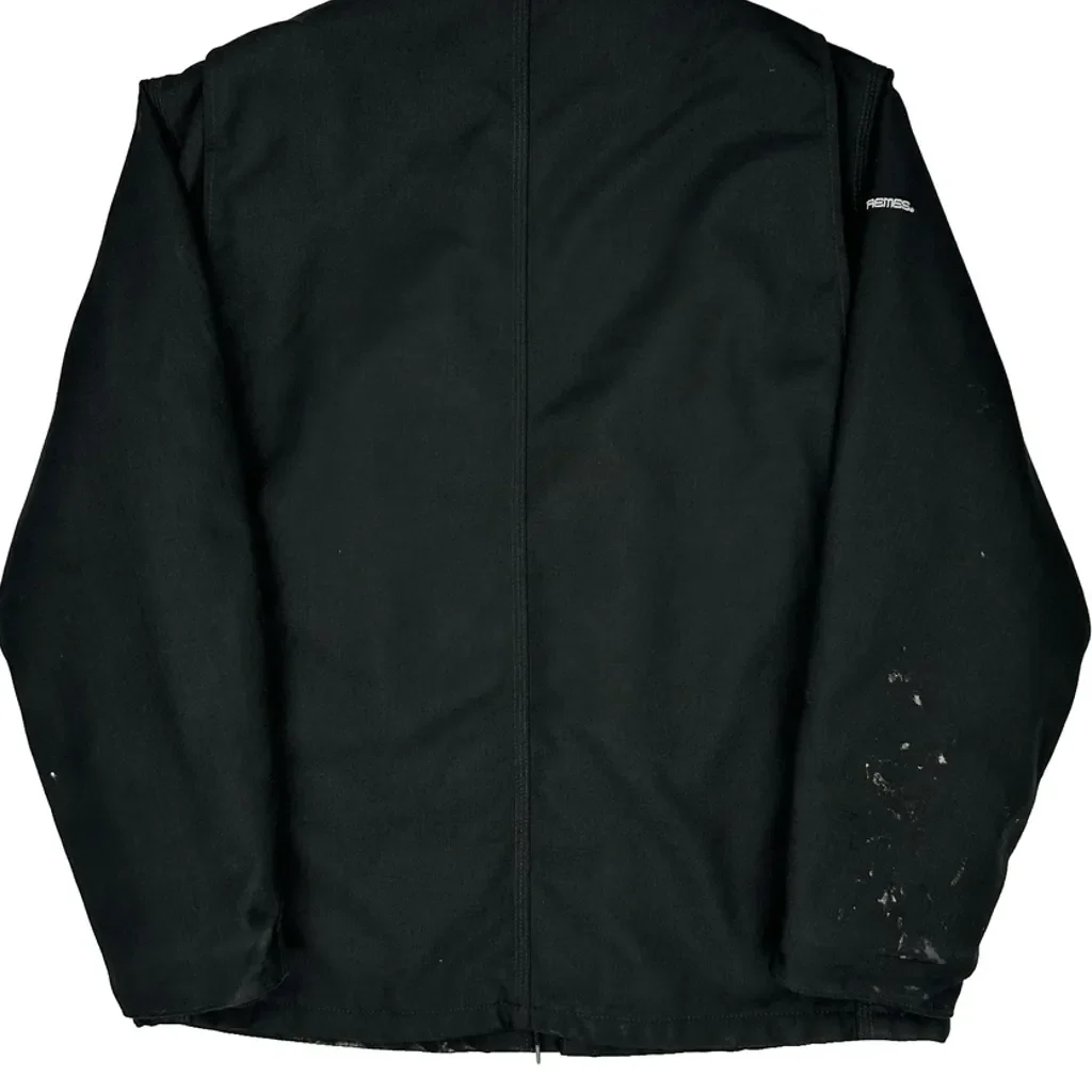 Willow Point Dairy Carhartt Jacket - Medium Black Cotton - Image 6