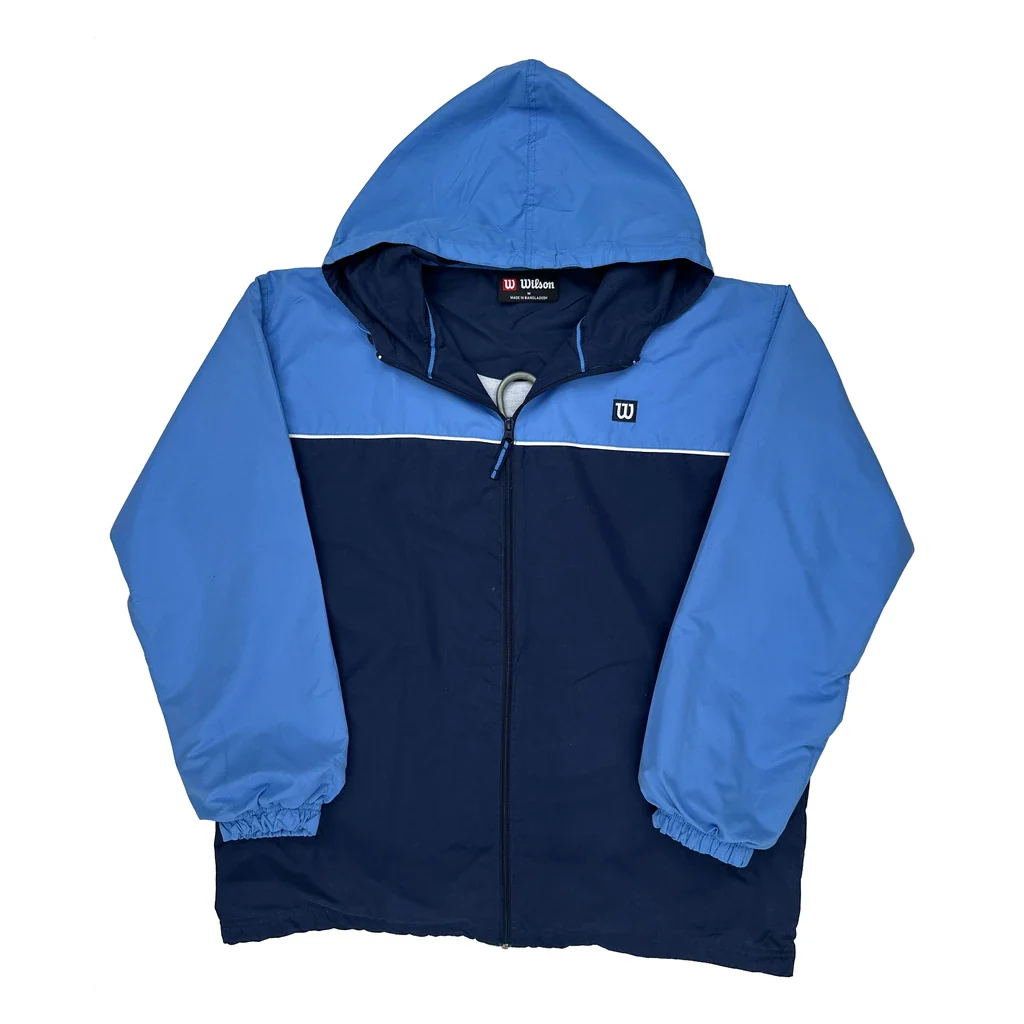 Wilson Windbreaker - Medium Blue Polyester