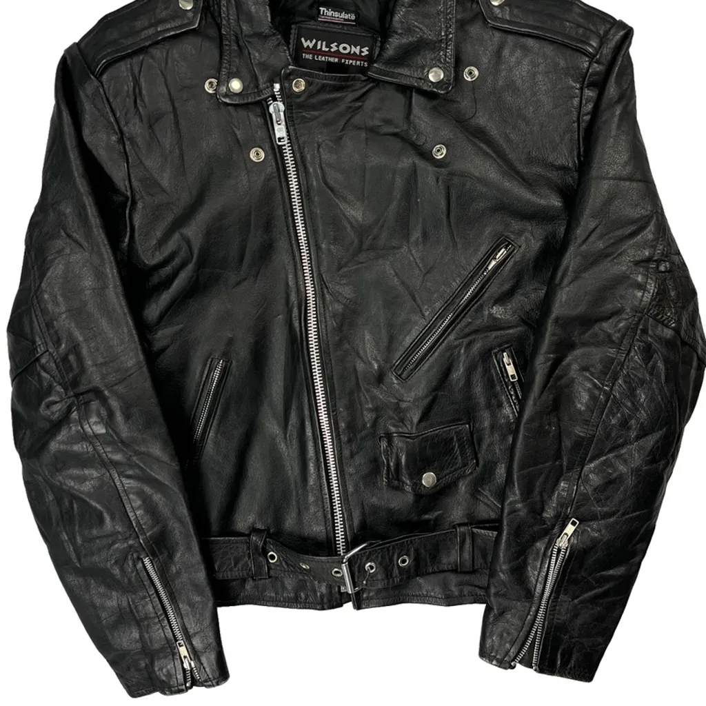 Wilsons Leather Jacket - XL Black Leather - Image 4