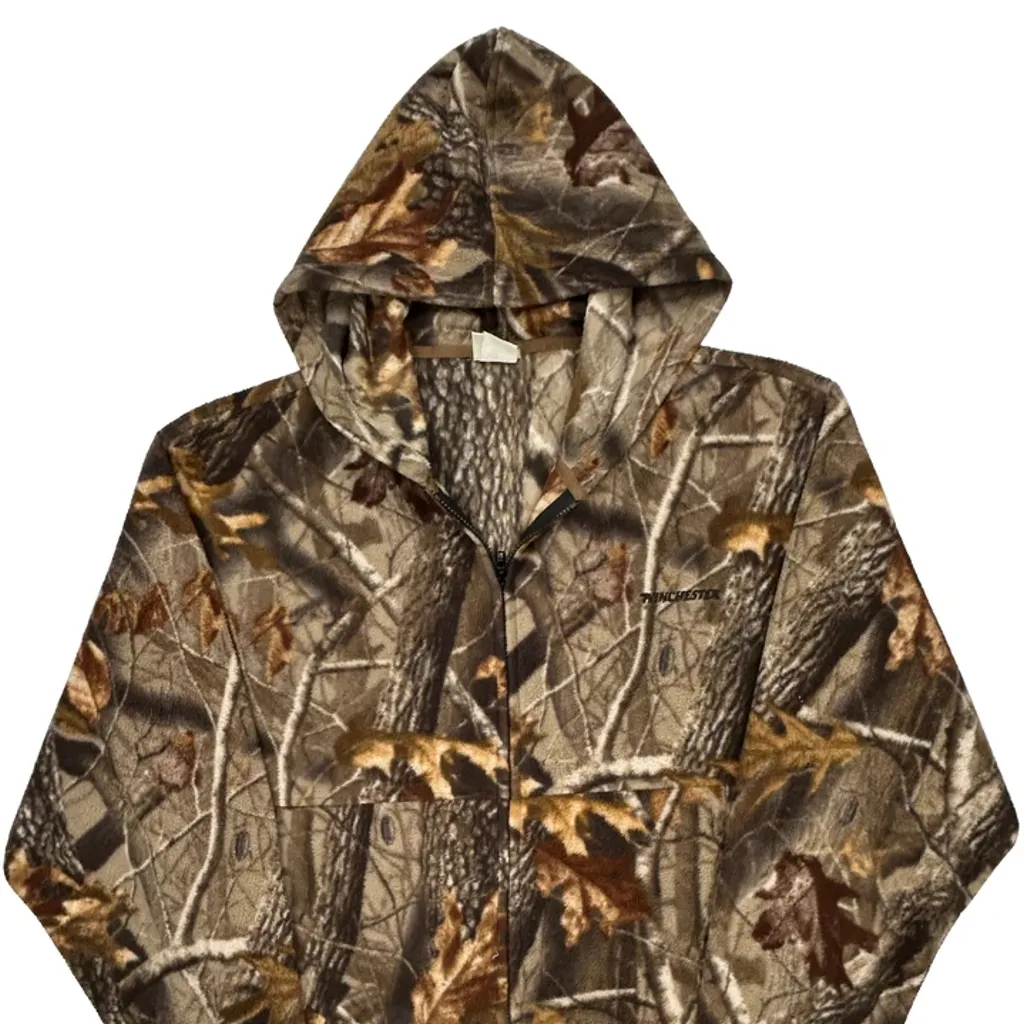 Winchester Camo Hoodie - XL Brown Polyester - Image 5