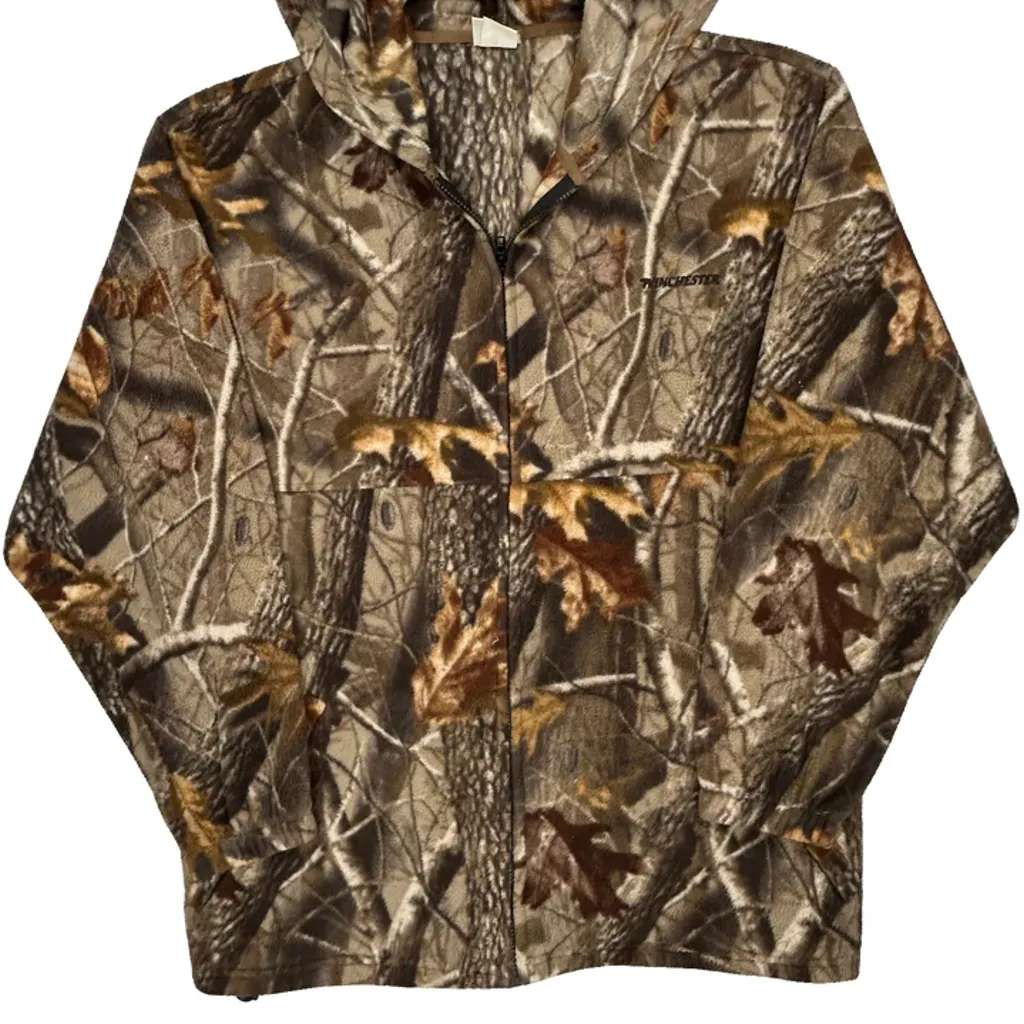 Winchester Camo Hoodie - XL Brown Polyester - Image 6