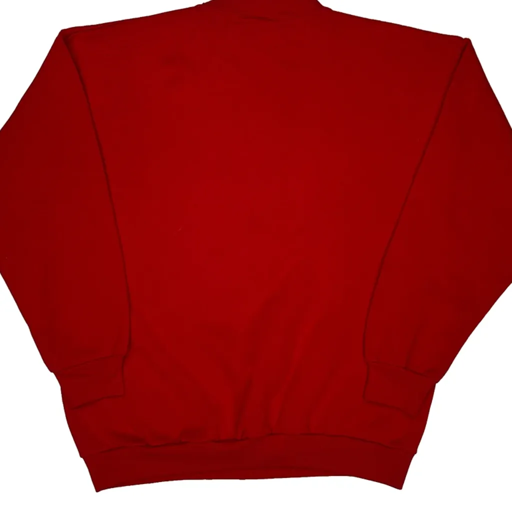Winnie The Pooh Disney Cartoon Sweatshirt - Large Red Cotton - Image 7